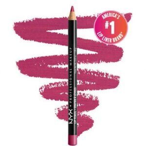 NYX Slim Lip Pencil Bloom Pink Lip Liner Makeup Three Pack